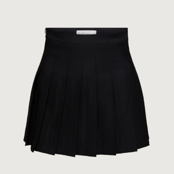 OAK + FORT | Pleated Black High-Waisted Mini Skirt | Size Small - Picture 1 of 9